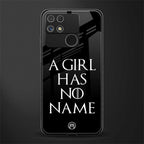 arya stark back phone cover | glass case for realme narzo 50a