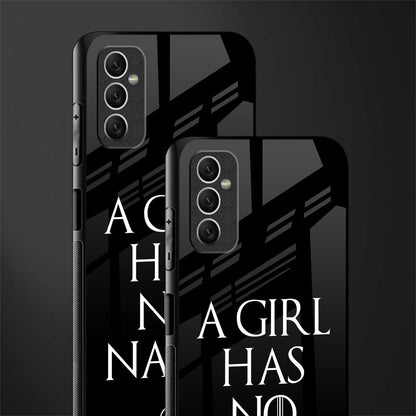 arya stark glass case for samsung galaxy m52 5g image-2