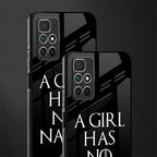 arya stark glass case for redmi 10 prime image-2