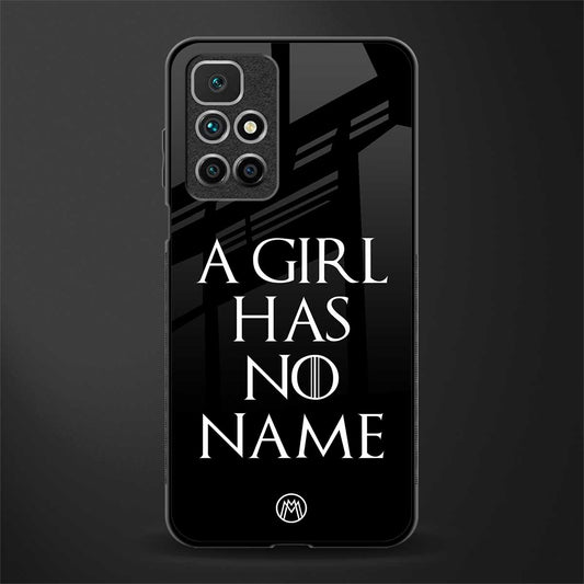 arya stark glass case for redmi 10 prime image