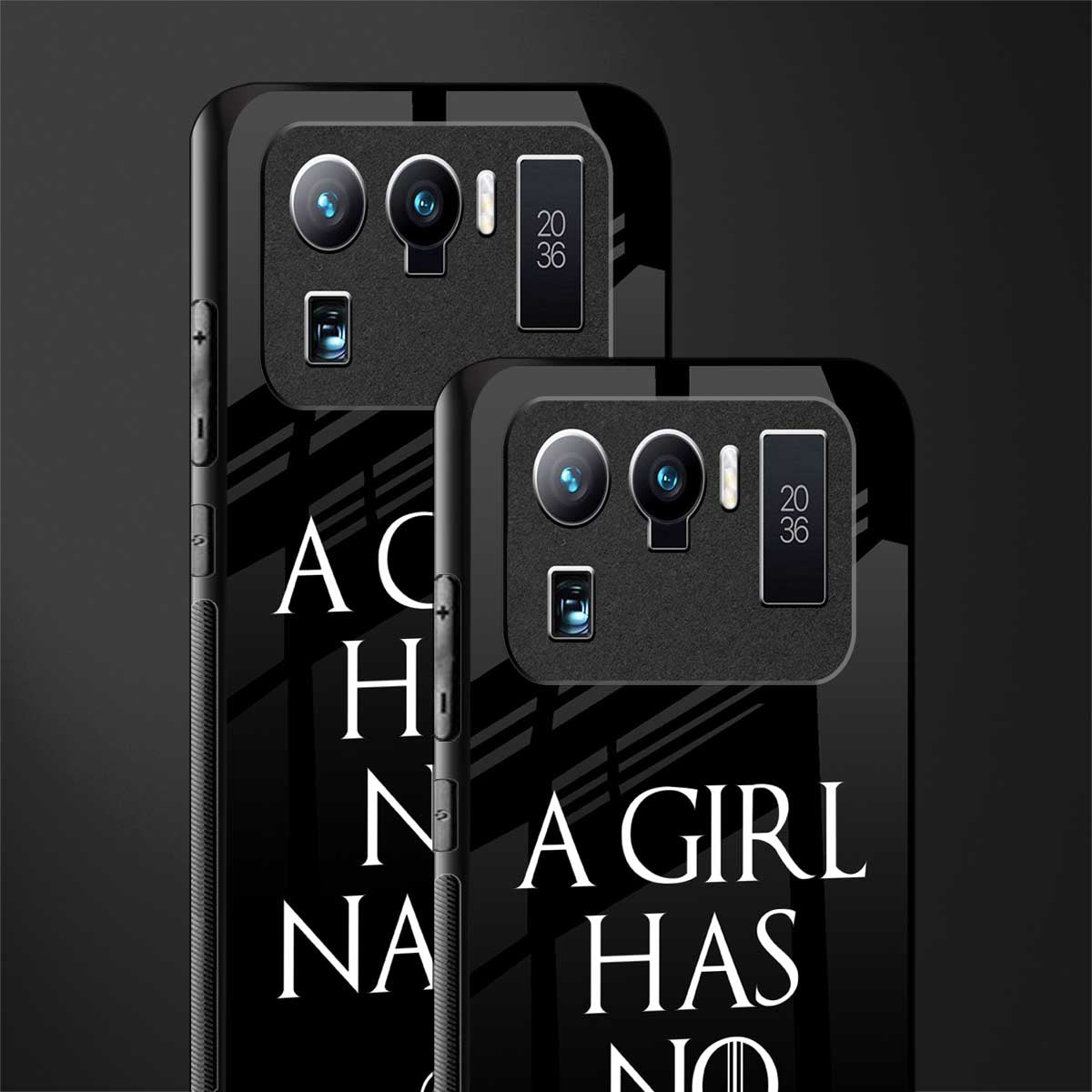 arya stark glass case for mi 11 ultra 5g image-2