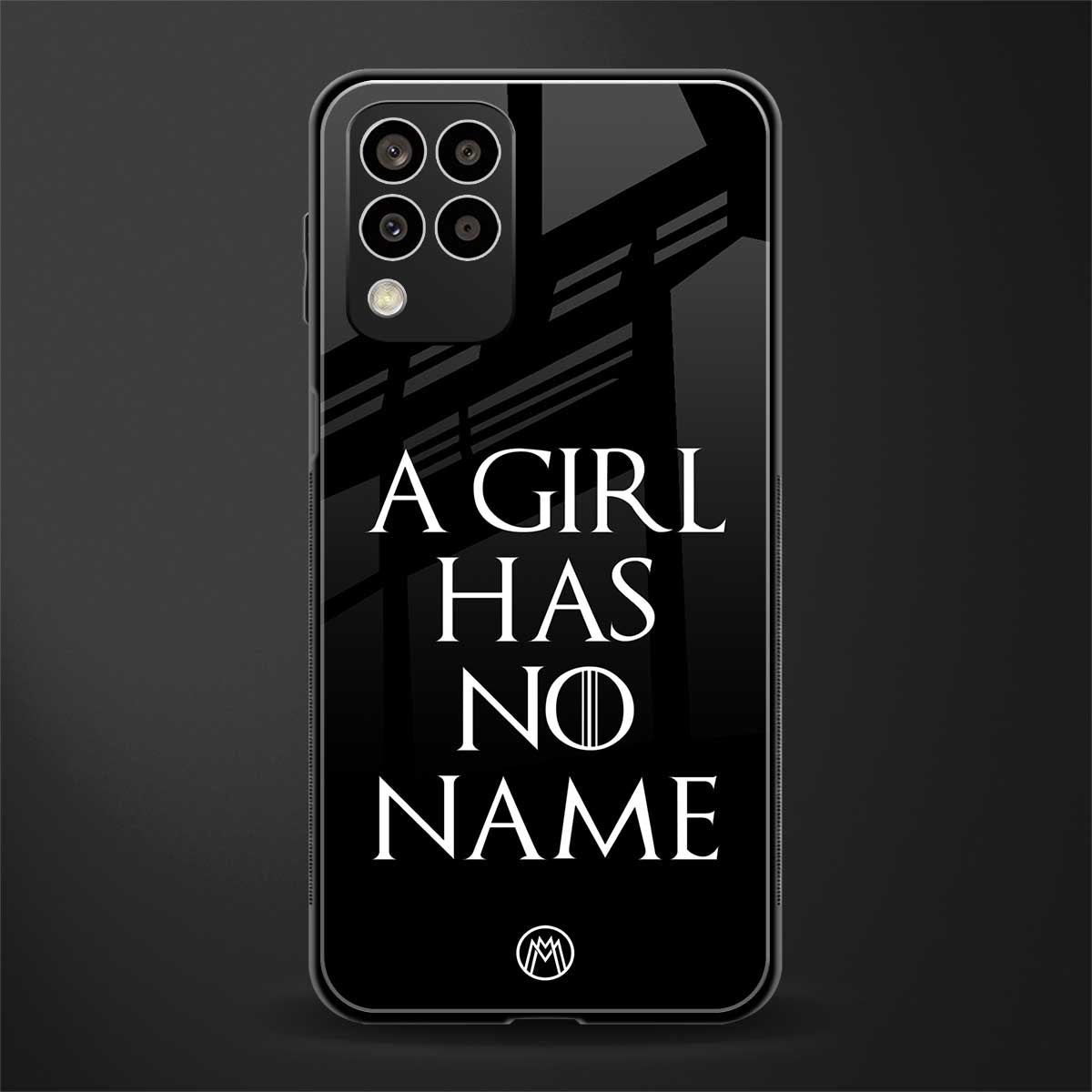 arya stark back phone cover | glass case for samsung galaxy m33 5g