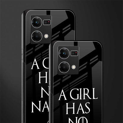 arya stark back phone cover | glass case for oppo f21 pro 4g