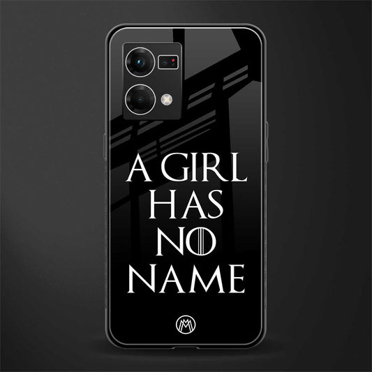 arya stark back phone cover | glass case for oppo f21 pro 4g