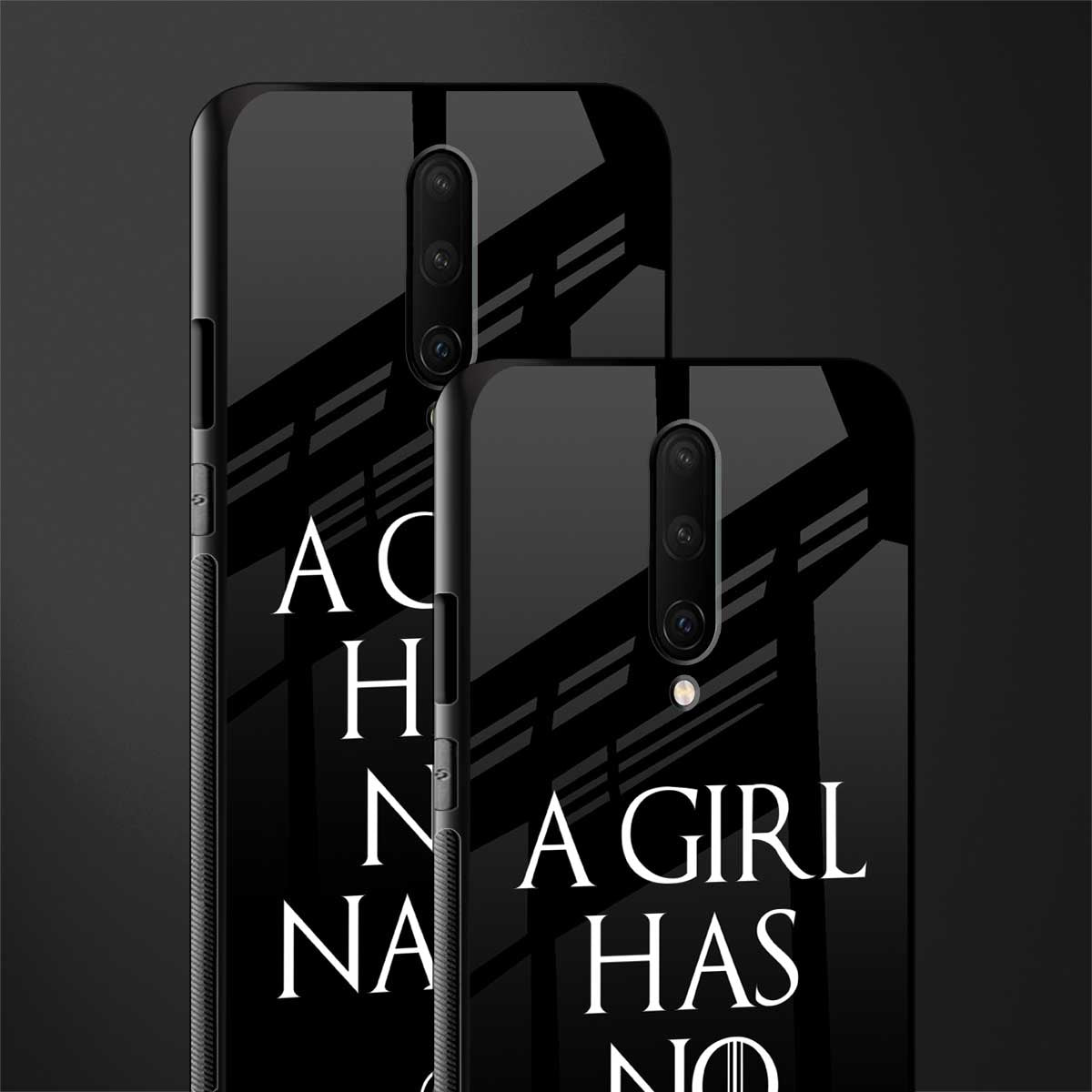 arya stark glass case for oneplus 7 pro image-2