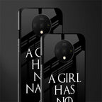 arya stark glass case for oneplus 7t image-2
