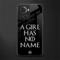 arya stark back phone cover | glass case for oneplus 10r 5g