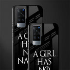 arya stark glass case for vivo x60 image-2
