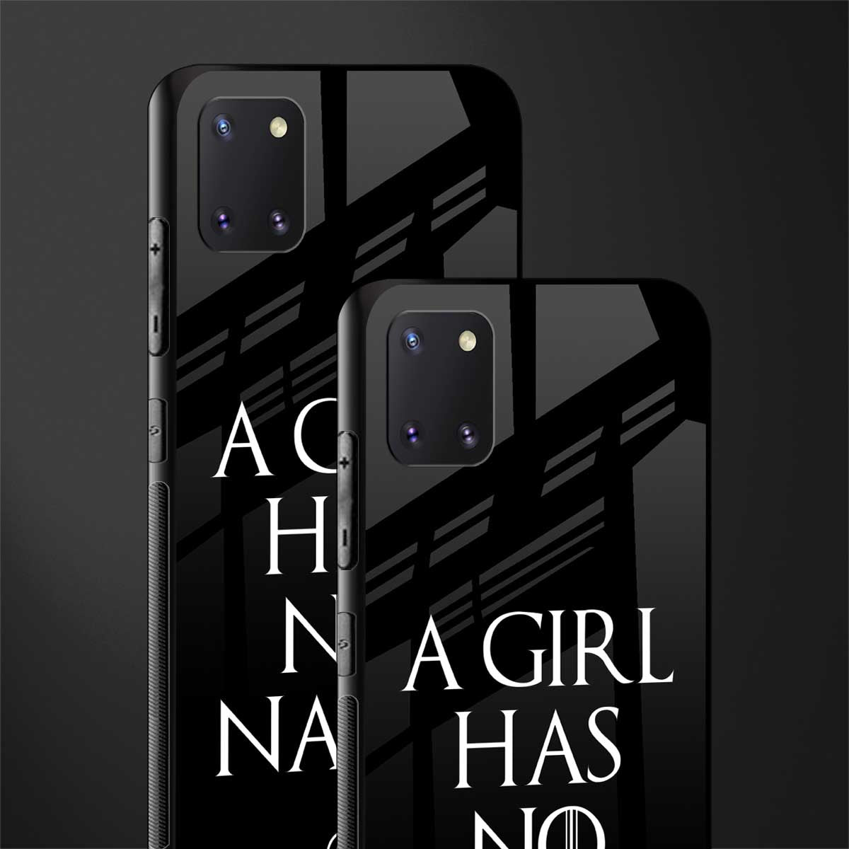 arya stark glass case for samsung a81 image-2