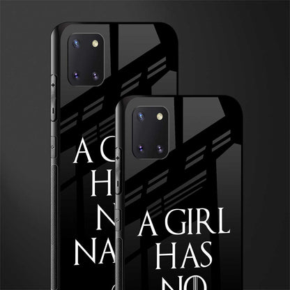 arya stark glass case for samsung a81 image-2