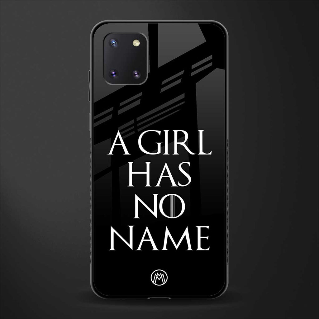 arya stark glass case for samsung galaxy note 10 lite image