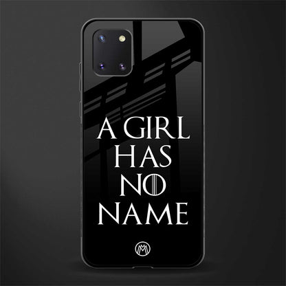 arya stark glass case for samsung a81 image