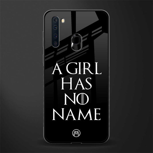 arya stark glass case for samsung a21 image