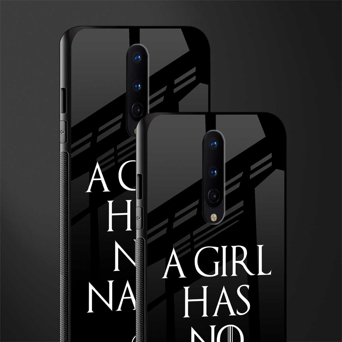 arya stark glass case for oneplus 8 image-2