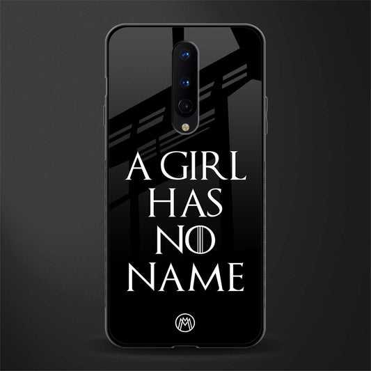 arya stark glass case for oneplus 8 image