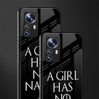 arya stark back phone cover | glass case for xiaomi 12 pro