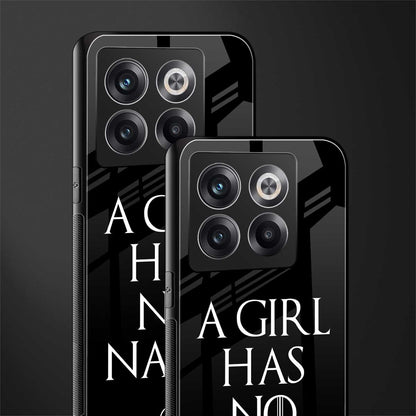 arya stark back phone cover | glass case for oneplus 10t