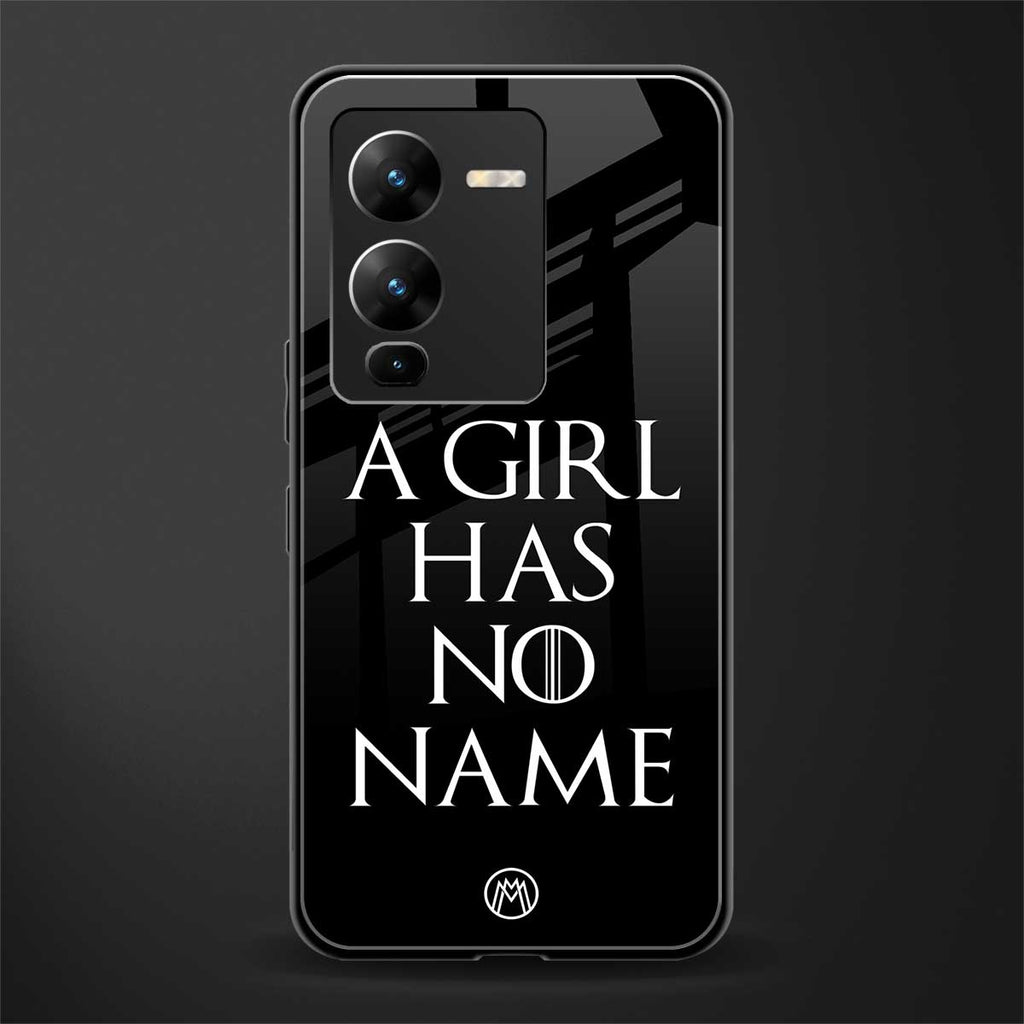 arya stark back phone cover | glass case for vivo v25 pro 5g