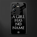 arya stark back phone cover | glass case for vivo v25 pro 5g