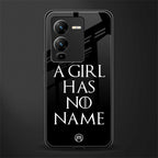 arya stark back phone cover | glass case for vivo v25 pro 5g