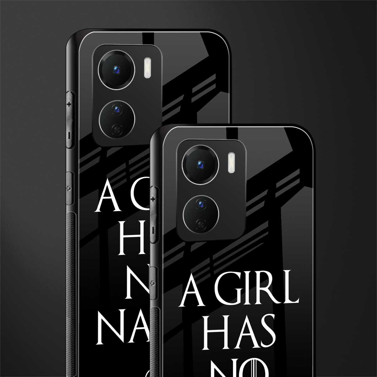 arya stark back phone cover | glass case for vivo y16