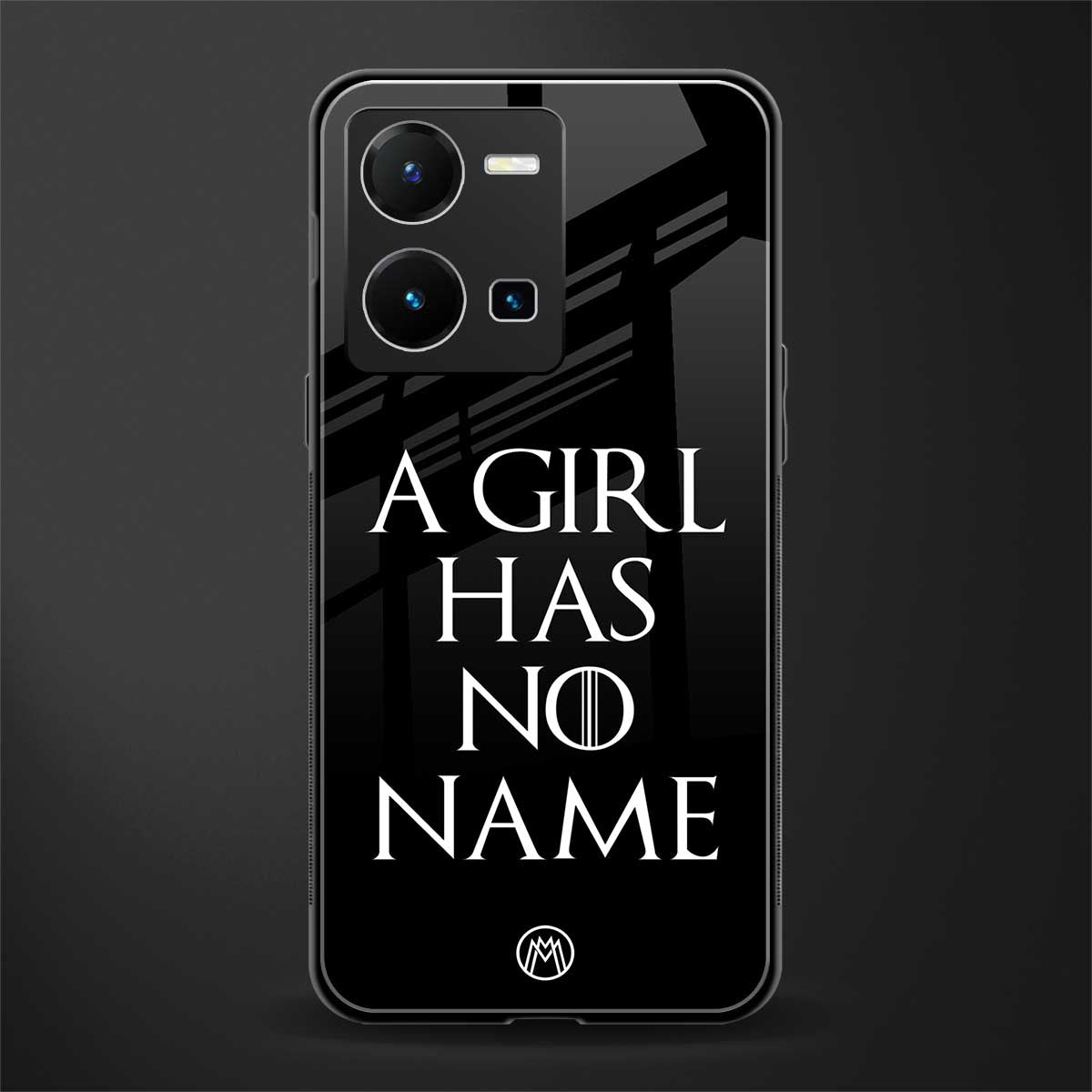 arya stark back phone cover | glass case for vivo y35 4g