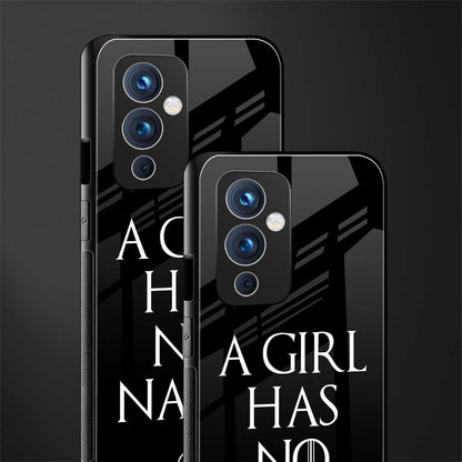 arya stark back phone cover | glass case for oneplus 9