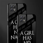 arya stark back phone cover | glass case for samsung galaxy f42
