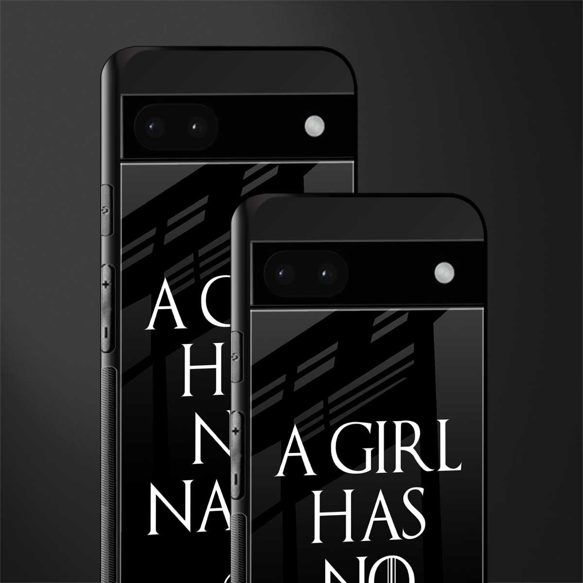 arya stark back phone cover | glass case for google pixel 6a