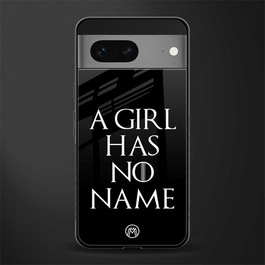 arya stark back phone cover | glass case for google pixel 7