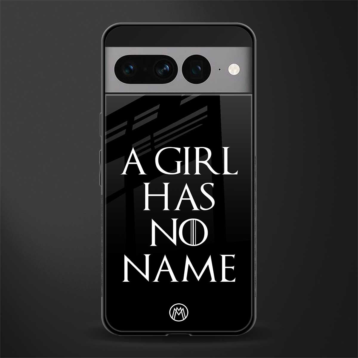 arya stark back phone cover | glass case for google pixel 7 pro