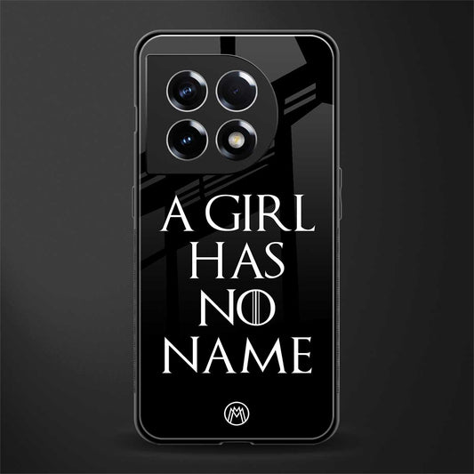 arya stark back phone cover | glass case for oneplus 11