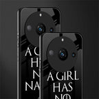 arya stark back phone cover | glass case for realme 11 pro 5g