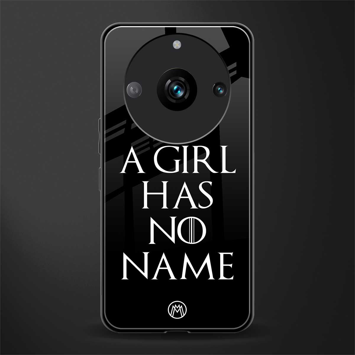 arya stark back phone cover | glass case for realme 11 pro 5g