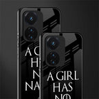 arya stark back phone cover | glass case for vivo t1 44w 4g
