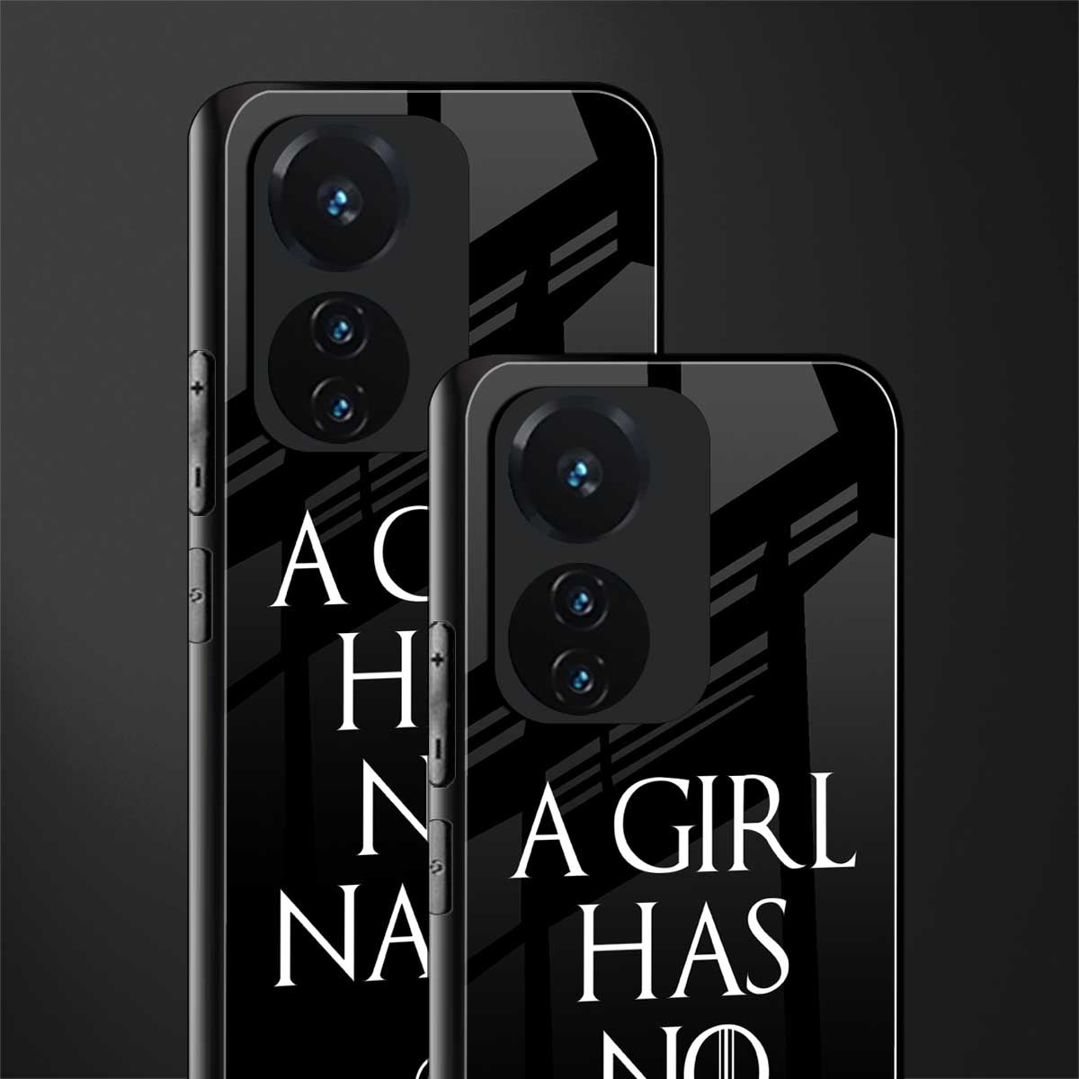 arya stark back phone cover | glass case for vivo t1 44w 4g