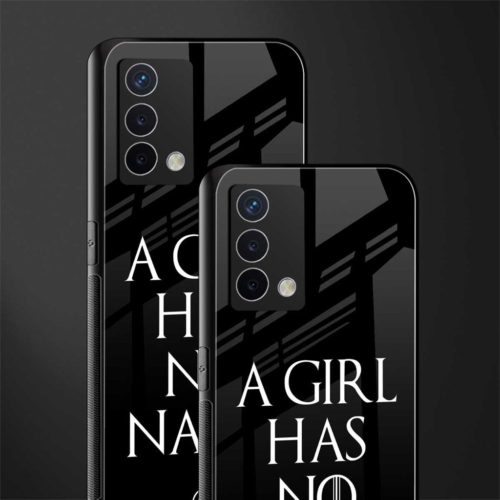 arya stark back phone cover | glass case for oppo a74 4g