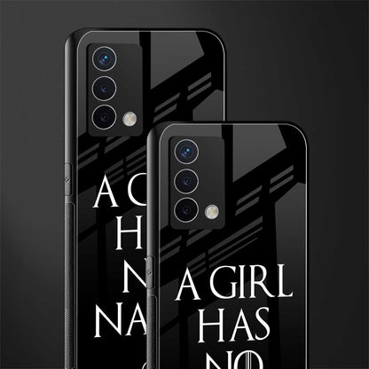 arya stark back phone cover | glass case for oppo a74 4g