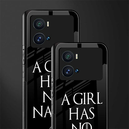 arya stark back phone cover | glass case for iQOO 9 Pro