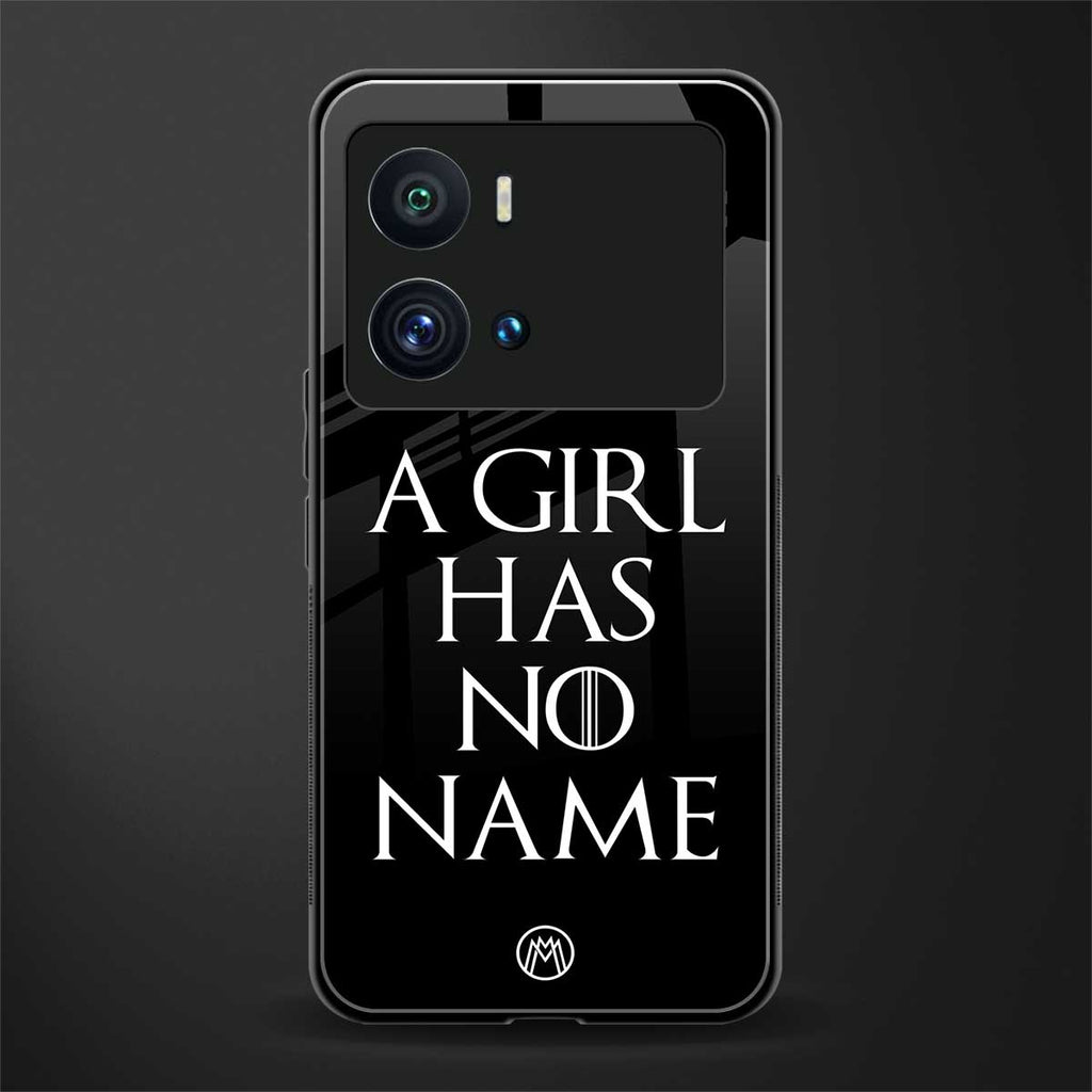 arya stark back phone cover | glass case for iQOO 9 Pro