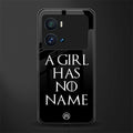 arya stark back phone cover | glass case for iQOO 9 Pro