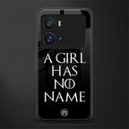 arya stark back phone cover | glass case for iQOO 9 Pro