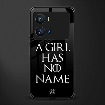 arya stark back phone cover | glass case for iQOO 9 Pro