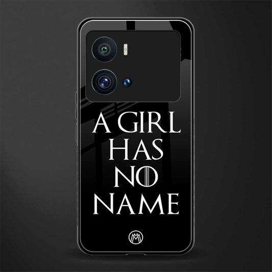 arya stark back phone cover | glass case for iQOO 9 Pro