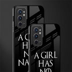 arya stark glass case for oneplus 9rt image-2