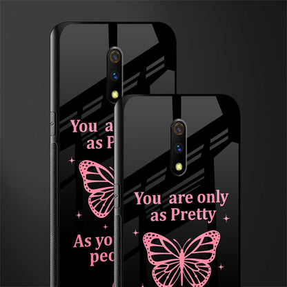 as pretty as you treat people glass case for oppo k3 image-2