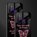 as pretty as you treat people glass case for realme 5 image-2