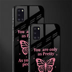 as pretty as you treat people glass case for samsung galaxy a31 image-2