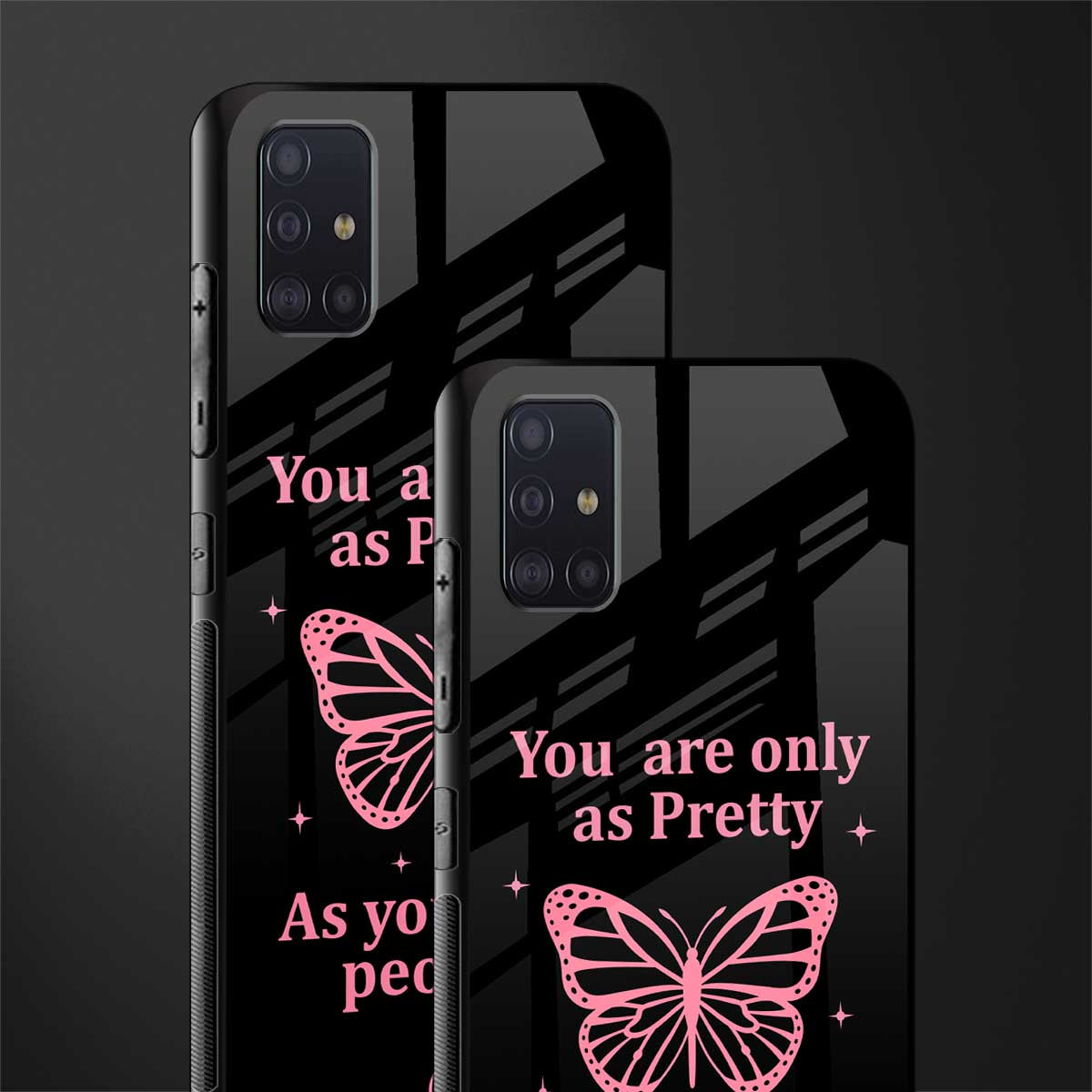 as pretty as you treat people glass case for samsung galaxy a71 image-2