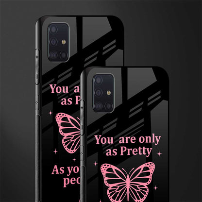 as pretty as you treat people glass case for samsung galaxy a71 image-2